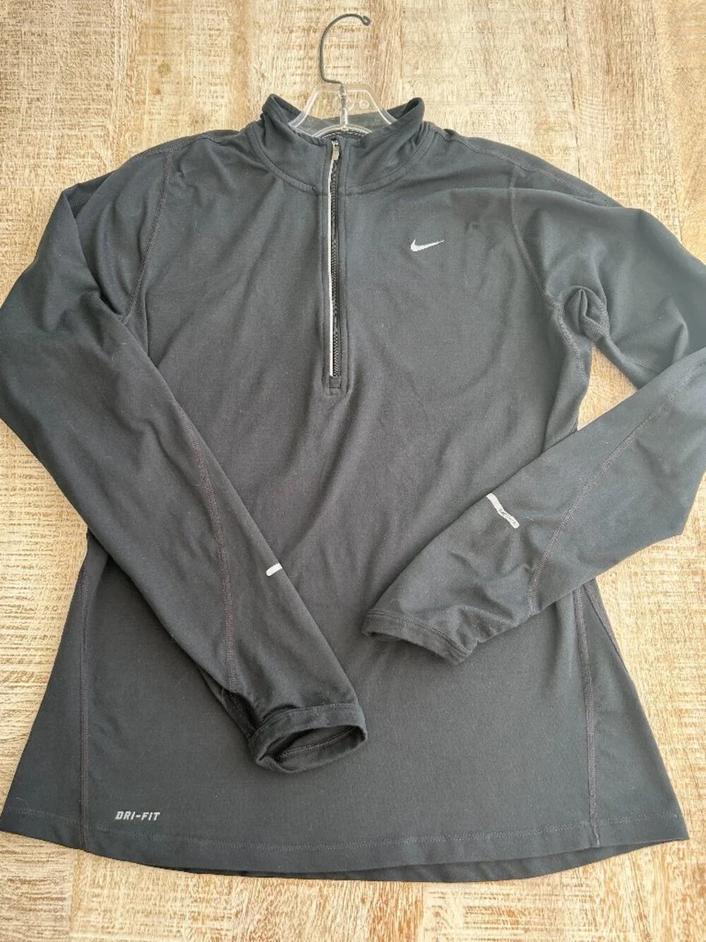 Nike Womens DriFit Black Track Running Jacket size Medium